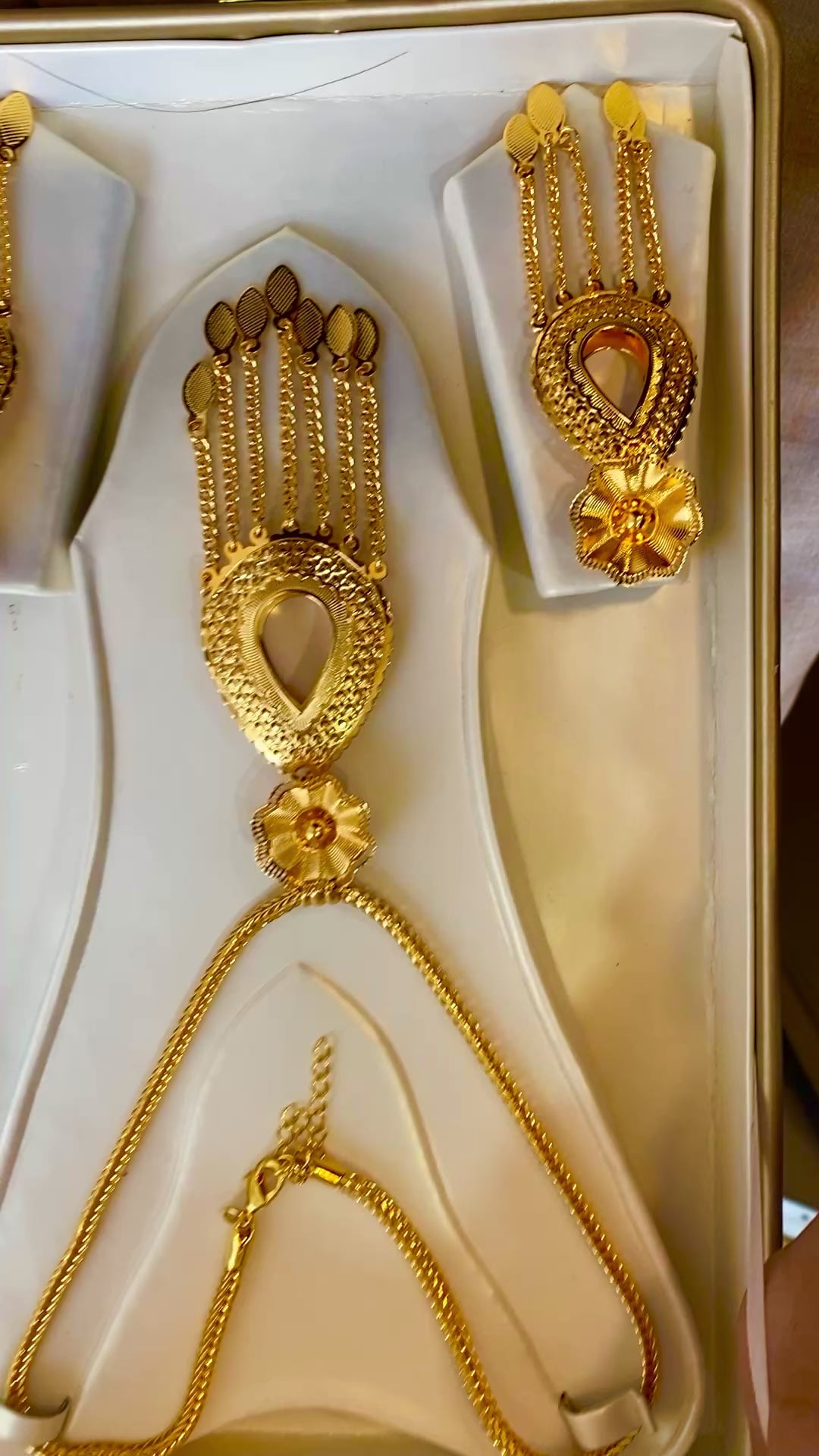 Premium Bridal Gold Necklace Set