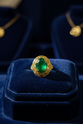 Gold Plated Filigree Statement Ring just like gold