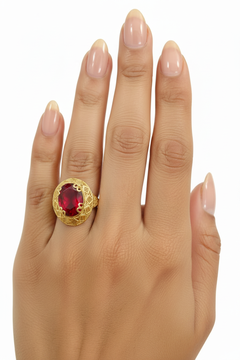 Gold Plated  Ring just like gold (Asli Sona Jesi)