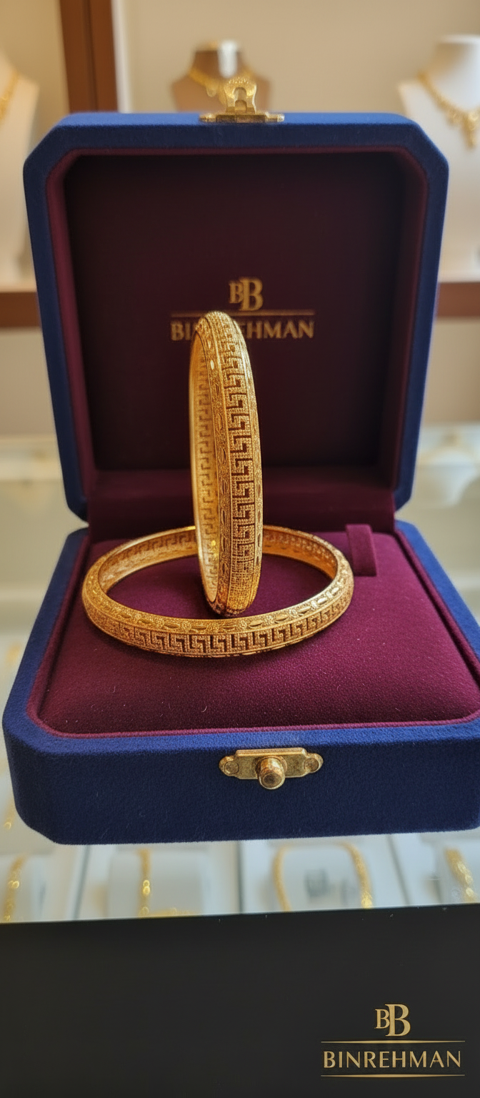 Plated Traditional Bangle Set – Stylish Ethnic Bracelet Jewelry